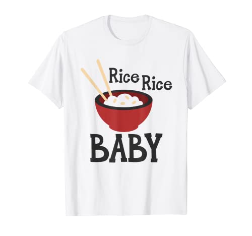 Arroz Bebé Amante Asiático Arrocera Comidas Foodie Tailandesa Camiseta