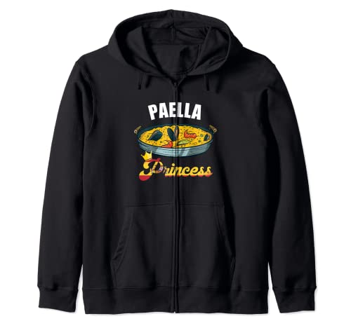 Paella Princess - Arrocera española para mariscos y mariscos Sudadera con Capucha