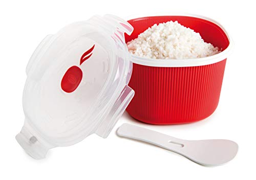 Snips Microondas, plástico, Rojo, Rice Cooker 2.7L