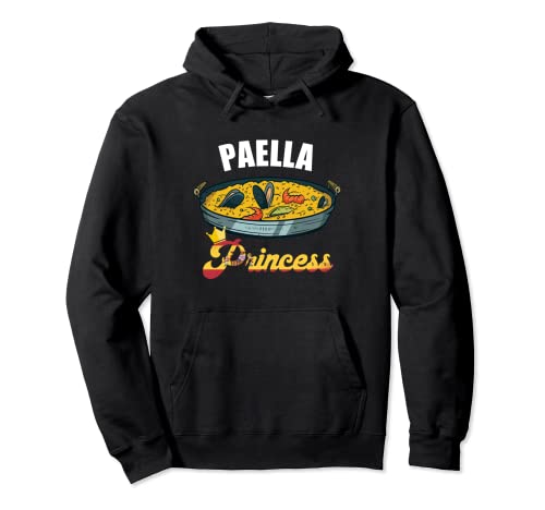 Paella Princess - Arrocera española para mariscos y mariscos Sudadera con Capucha