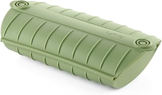 Lékué Estuche de vapor silicona platino Verde, 1-2 personas, 650 ml