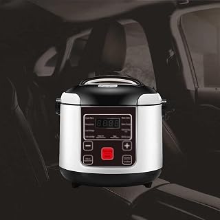 Olla Arrocera Pequeña De 12 V/24 V, Olla Arrocera Portátil Para Viajes En Coche, Función De Calefacción Y Mantenimiento Del Calor, Perfecta Para Coches, Viajes De Campamento,12v