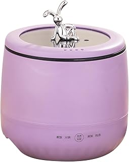 Cocina de Arroz El¨¦ctrica, Mini Arrocera con Revestimiento Antiadherente, 1,8 L de Capacidad, Dise?o Compacto, Multiusos para Sopa, Gachas y Guisos