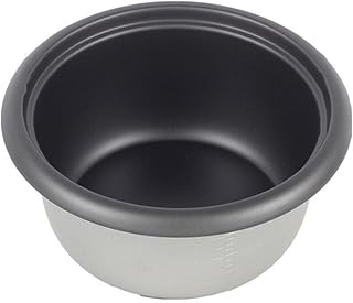 Olla interior de olla arrocera de 1,5 L, olla de repuesto de aleación de aluminio, olla de arroz con revestimiento antiadherente interior para cocina, accesorio para hornear sopa de arroz