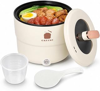 Arrocera Eléctrica Multifunción, 300W Para 1 Personas Olla Arrocera Eléctrica Pequeña Para, Con Función De Mantener El Calor, Prepara Tartas, Guisos O Sopas EU 220V