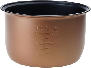 Revestimiento para Olla arrocera eléctrica, antiadherentes de Repuesto para Olla arrocera de Acero Inoxidable, contenedor Interior, Utensilios de Cocina, Olla Antiadherente