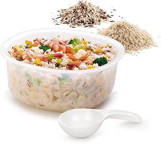 Tescoma Olla para Arroz Purity Microwave, Plástico, Blanco, 25.5x21.1x10.7 cm